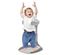 Supporto per il bagno del bambino - Torre da doccia antiscivolo per bambini piccoli in piedi - Sedile da bagno regolabile in altezza, bracciolo, pieghevole anti-per bambini, portatile per