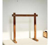Supporto per il camino del vento supporto in legno massiccio con base per