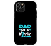 Supporto per il cancro cervicale del papà di un guerriero Custodia per iPhone 11 Pro