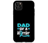 Supporto per il cancro cervicale del papà di un guerriero Custodia per iPhone 11 Pro Max