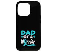 Supporto per il cancro cervicale del papà di un guerriero Custodia per iPhone 13 Pro