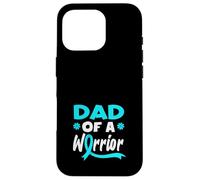 Supporto per il cancro cervicale del papà di un guerriero Custodia per iPhone 16 Pro