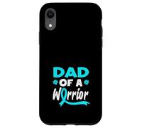 Supporto per il cancro cervicale del papà di un guerriero Custodia per iPhone XR