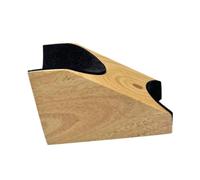 Supporto per il collo della chitarra, supporto per basso, basso, mandolino, regolabile, in legno, con morbido cuscino, 9,5 x 6,3 x 6 cm