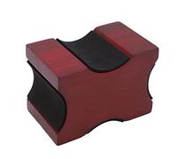 Supporto per il collo della chitarra, supporto per chitarre cuscino 2 larghezze universale 2 altezze in legno massiccio + sughero per strumento a corde per mandolino
