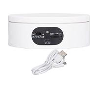 Supporto per il display rotante 5,5 libbre Capacità di carico a 360 gradi Plugtable Plugtable in Battery Knob Control White White (Tipo 1)