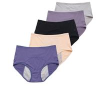 Supporto per il Pavimento Pelvico e Biancheria Intima Impermeabile, Biancheria Intima di Supporto Pelvico, Biancheria Intima di Supporto per Prolasso per Donne Oltre i 60 Anni, 5 pezzi - B, XL-6XL