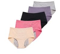 Supporto per il Pavimento Pelvico e Biancheria Intima Impermeabile, Biancheria Intima di Supporto Pelvico, Biancheria Intima di Supporto per Prolasso per Donne Oltre i 60 Anni, 5 pezzi - A, S-6XL