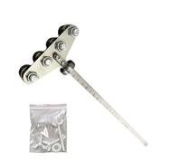 Supporto per il posizionamento del legno - Posizionamento - Misuratore con binario regolabile da 60 cm, per il posizionamento - per cantieri industriali, lavorazione del legno, carpenteria