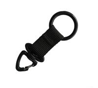 Supporto per il secondo stadio con cinturino in silicone e clip a scatto girevole per collegamento BCD (nero)