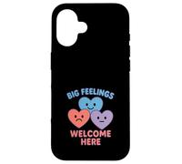 Supporto per il trauma dei cuori curativi del consigliere del dolore dei bambini Custodia per iPhone 16