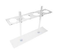 Supporto per Imbuto da Laboratorio, Supporto per Supporto da Laboratorio in Plexiglass Ad Altezza Regolabile, Accessorio da Laboratorio con Kit di Montaggio Completo, da
