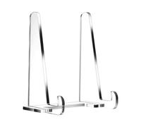 Supporto per immagini acriliche, supporto per piastra acrilica, base chiara del libro, supporto da tavolo per registri di opere d'arte, decorativo per la casa