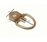 Supporto Per Immagini Con Anello 1 Foro EB Ottone Placcato Confezione Da 100