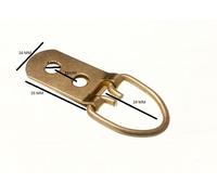 Supporto Per Immagini Con Anello 2 Fori EB Ottone Placcato Confezione Da 10