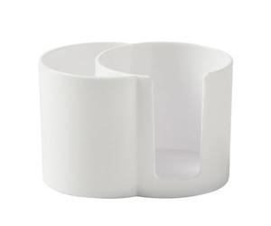 Supporto per in cotone - Dispensatore del supporto QTIP | Palla di cotone portatile e qtip | Contenitore per filo a doppio foro | Dispensatore di cuscinetti rotondi | Contenitore di selezione