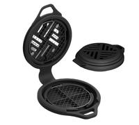 Supporto per incenso, appendibile antiscivolo, ignifugo portatile, per mosche da con bobina - per patio portico cortile balcone giardino viaggio campeggio escursionismo
