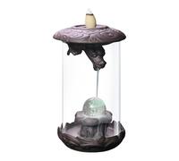 Supporto per incenso, reflusso, bruciatore decorativo a forma di cono, porta incenso a forma di cono, contenitore per incenso creativo per tè Home Company