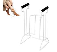 Supporto per indossare calze a compressione, 22 x 18 x 36 cm, aiuto per indossare calze dopo un intervento chirurgico, impugnature in schiuma, per anziani, per polpacci grandi sotto 32,6 cm di