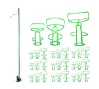 Supporto per infusione regolabile in altezza, 1 set di posate per infusione con 30 pezzi, asta pieghevole per infusione, set medico portatile, supporto per infusione per casa/ospedale