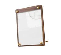 Supporto per insegna da bancone del con espositore, 210X297mm | Supporto da tavolo in acrilico per avvisi, carte servizio, poster, sportello informazioni, messaggistica alla