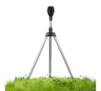 Supporto per irrigatori - Irrigazione per irrigazione a 360 gradi - irrigazione automatica regolabile Connessione esterna per una facile installazione. Corsa treppiede in metallo resistono