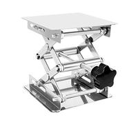 Supporto Per Jack Da Laboratorio Tavolo Elevatore a Forbice In Acciaio Inossidabile 100x100 Mm Piattaforma Elevatrice Per Laboratorio Intervallo Di Altezza Da 45 Mm a 155 Mm Capacità Di Carico 10 Kg