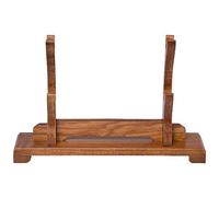 Supporto per katana, Espositore in legno massello for spada samurai Katana(2 Tier)