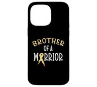 Supporto per la consapevolezza del cancro infantile del fratello di un guerriero Custodia per iPhone 14 Pro Max