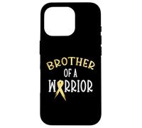 Supporto per la consapevolezza del cancro infantile del fratello di un guerriero Custodia per iPhone 16 Pro