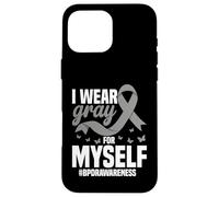 Supporto per la consapevolezza del disturbo borderline Indossare BPD grigio Custodia per iPhone 16 Pro Max