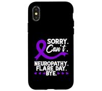 Supporto per la consapevolezza della neuropatia Mi dispiace non può guerriero neuropatico Custodia per iPhone X/XS