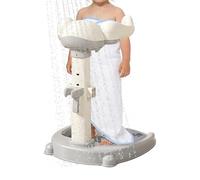 Supporto per la Doccia dei Bambini,Aiutante Portaoggetti Regolabile,Pedana Antiscivolo Per Bimbi In Piedi Sotto La Doccia | Adatto anche a Bimbi e Bimbe Casa Vasca da Bagno Appartamento Viaggi Hotel