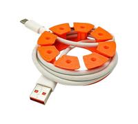 Supporto per la gestione dei cavi: organizer per cavi di ricarica, struttura arrotolata a strati, design | pratico accessorio di stoccaggio del filo che migliora l'ordine dello scri