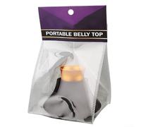 Supporto per la pancia per canna da pesca in mare profondo, costruito con anima in lega di alluminio ed EVA per resistenza alla ruggine e assorbimento degli urti, adatto per uso marino (dorato)