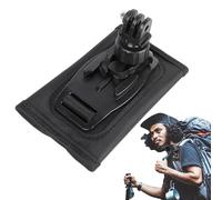 Supporto per la spalla della fotocamera - Cinghia toracica regolabile, supporto per spalla | Zaino cromato regolabile, compatibile con insta360, ideale per escursioni in bicicletta