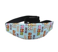 Supporto per la testa del bambino per seggiolino per auto, cinturino a banda regolabile per passeggino, morbida imbracatura per il calo del collo, sospensione e poggiatesta di protezione da viaggio