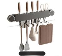 Supporto per lama con ventosa per montaggio a parete, per riporre e organizzare lame e strumenti (grigio cenere)