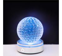 Supporto per lampada a doppio strato con lampada sensibile al tocco per