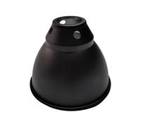 Supporto per lampada di calore rettile - Riflettore a cupola profonda, copertura di riflessione ottica, lampada per terrari, porta lampada termica UVB, alloggiamento per animali domestici per rettili