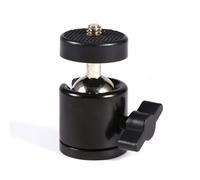 Supporto per lampada fotografica ruotabile a 360 gradi, supporto per testa treppiede girevole Supporto per testa a sfera con vite da 1/4 pollici Staffa per supporto a testa