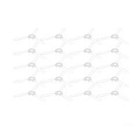 Supporto per lampada in Acciaio Zincato Ruggine Supporto per | Fissaggio per sicuro, niente scivolamenti, per ideale per uso domestico, acciaio , per facile installazione(20PCS)