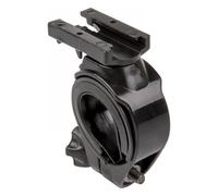 Supporto per Lampada M-WAVE Apollon K 28 USB per Manubrio, Nero, Montaggio Senza Attrezzi