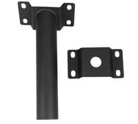 Supporto per Lampione Solare Esterno, Montaggio Led, Acciaio Nero | Braccio di Estensione per Installazione Esterna, Compatibile Lampade Stradali e Led, Colore Nero