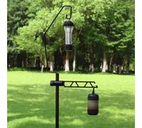 Supporto per lanterna da campeggio, palo luminoso da campeggio in metallo