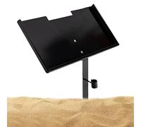 Supporto per lapide, 30 cm, porta commemorativa in ferro battuto, supporto per cimitero, giardino, cortile, decorazione commemorativa per animali domestici