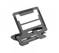 Supporto per laptop in metallo, supporto per computer in acciaio dorato, base per ascensore portatile pieghevole, supporto termico pieghevole