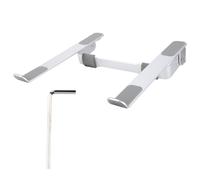 Supporto per laptop leggero, pieghevole e portatile con funzione di dissipazione del calore, rialzo ergonomico regolabile in altezza e cuscinetti