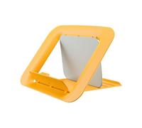Supporto per laptop - Leitz - Ergo - Giallo - 4 altezze regolabili - Plastica riciclata