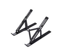 Supporto per laptop pieghevole e regolabile Nero